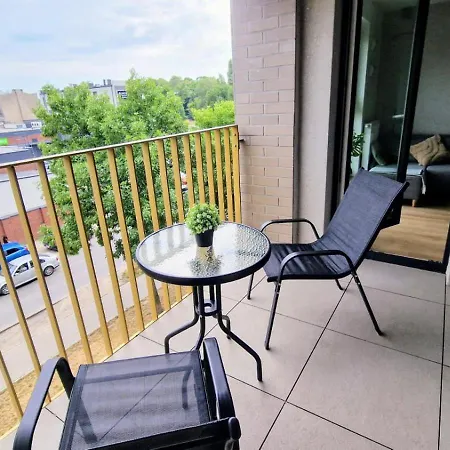 Luxury With Balcony Ksiezy Mlyn Fuzja Lejlighed Łódź