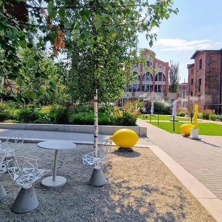 Luxury With Balcony Ksiezy Mlyn Fuzja Łódź