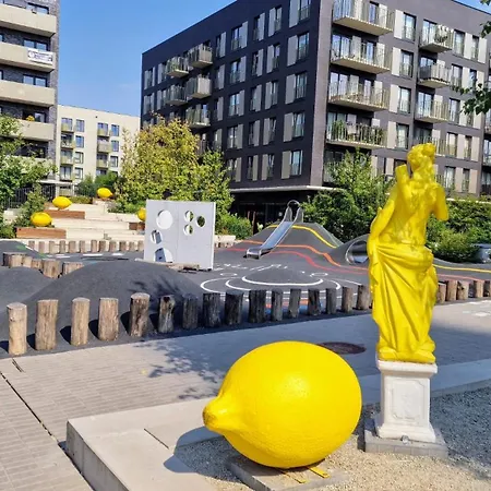 Luxury With Balcony Ksiezy Mlyn Fuzja Lejlighed Łódź