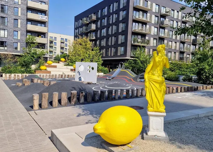 Luxury With Balcony Ksiezy Mlyn Fuzja Appartement Łódź